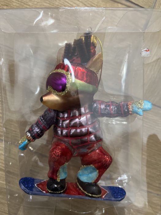 Bombka szklana snowboard snowboardzista