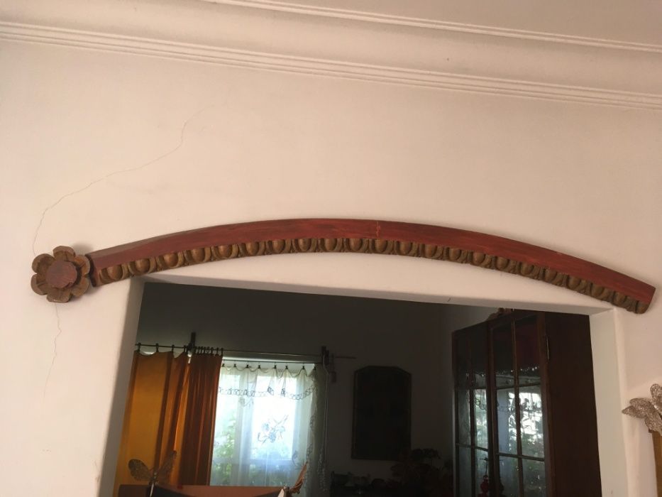 Talha em forma de arco com flor,século XX