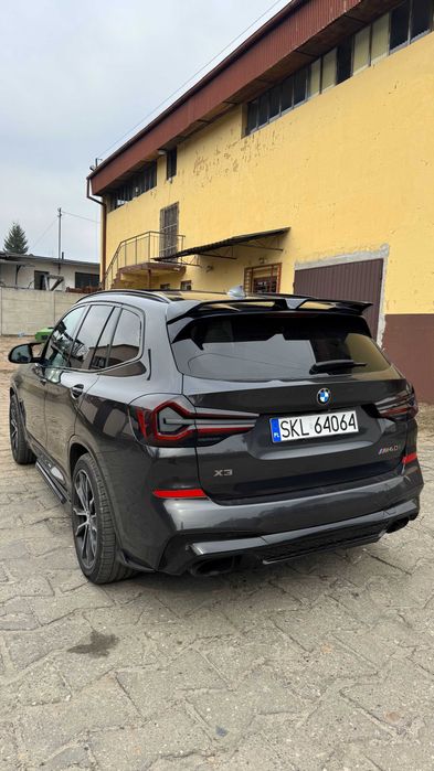 Dyfuzor spoiler dokładka BMW X3 G01 CZARNY POŁYSK
