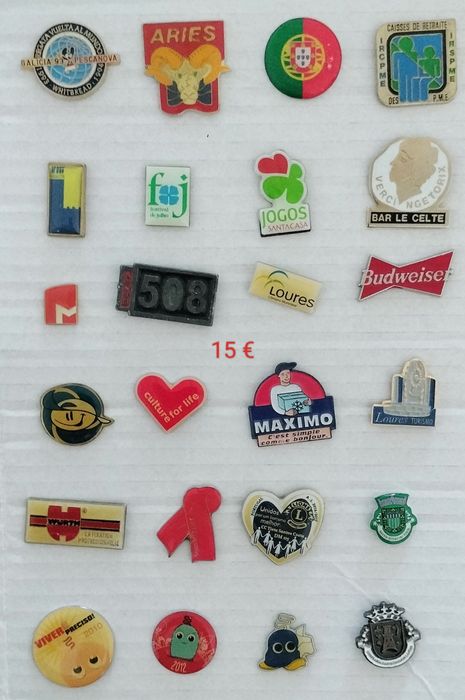 Pins diversos temas