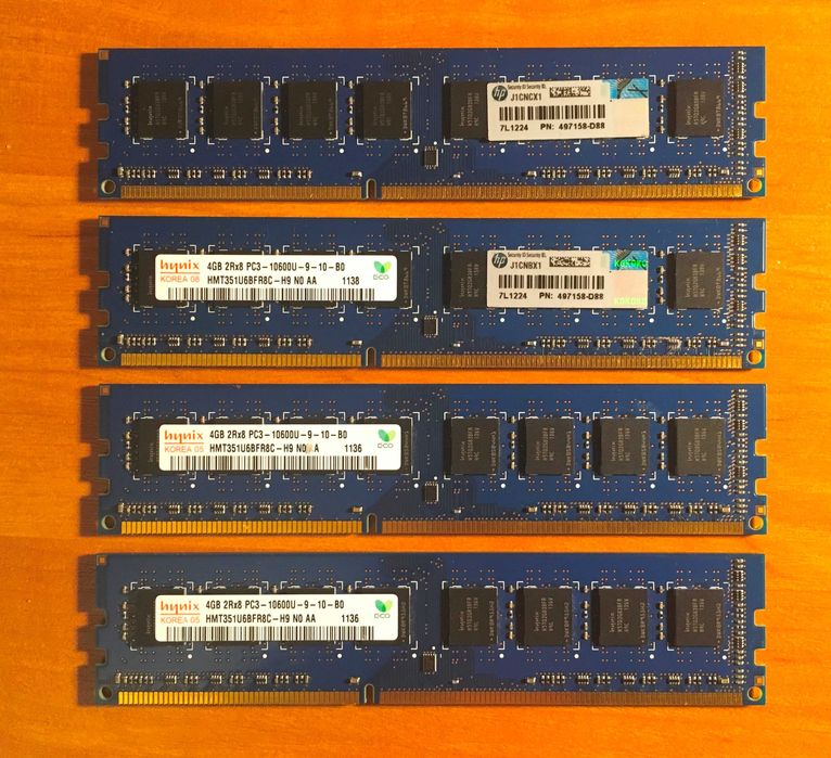 Модулі пам'яті DDR3 Hynix 1333-1866 MHz 4x4Gb 16 Gb / 2x4Gb 8Gb: 1 000 ...