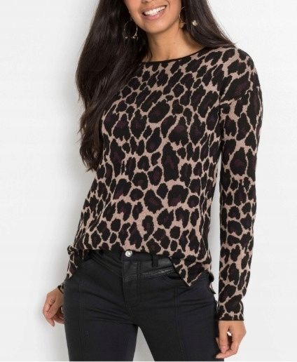 B.P.C sweter beżowy w cętki r.48/50