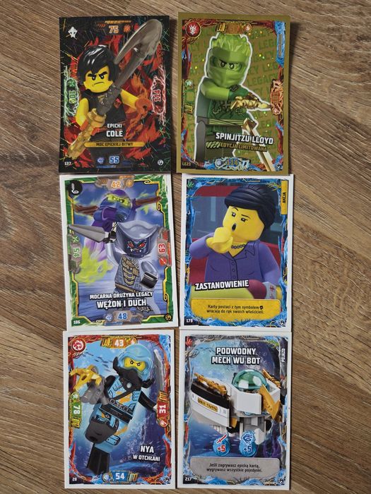 Zestaw kart i komiksu Lego Ninjago