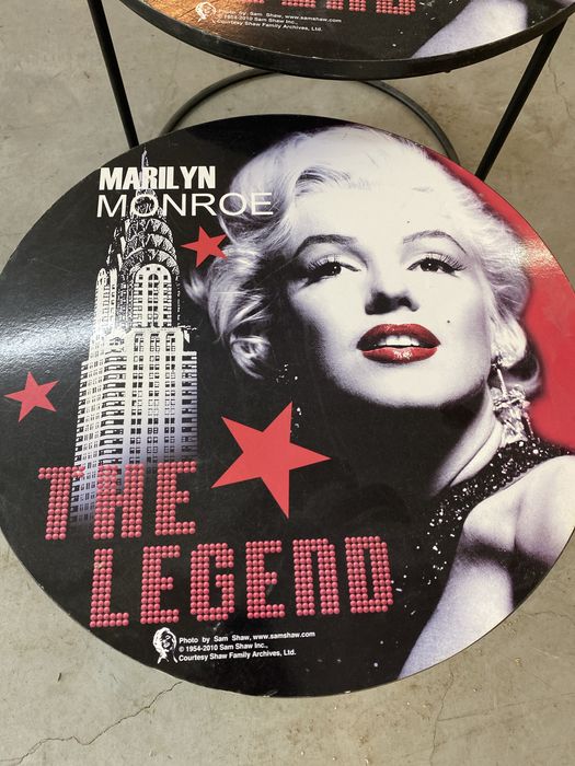 Mesas de apoio Marilyn Monroe