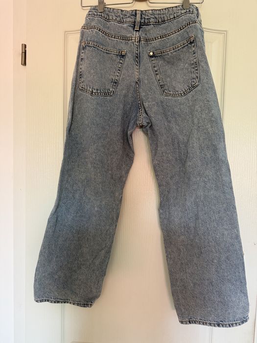 Jeansy chłopięce H&M loose fit 12-13 lat regulowany pas