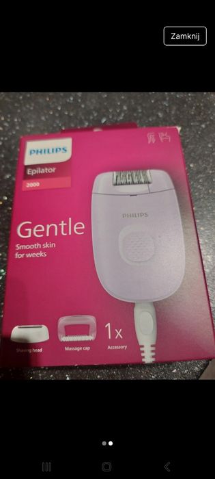Depilator nowy nie używany