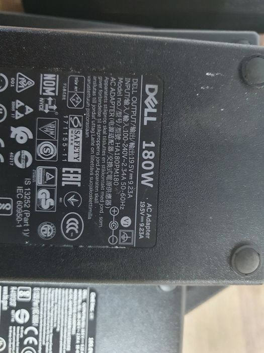 Зарядка зарядное блок питания(живлення) Dell 180w оригінал