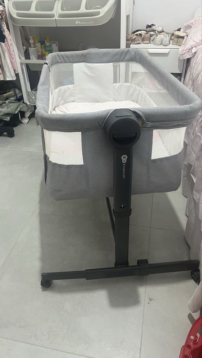 Berço Kinderkraft Neste Up 2 – Cinzento – Bom estado