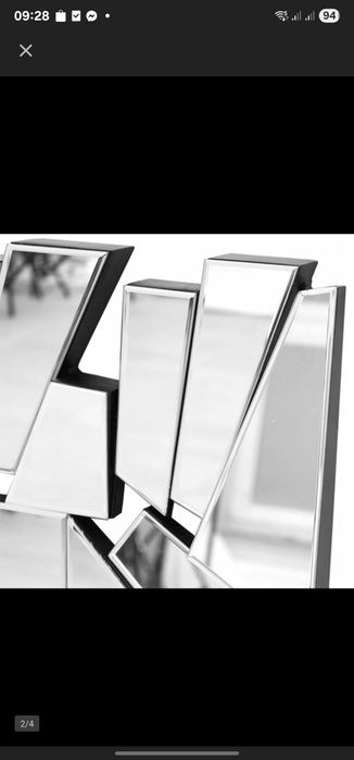 Lustro stylowe, glamour do nowoczesnego wnętrza, wiszące