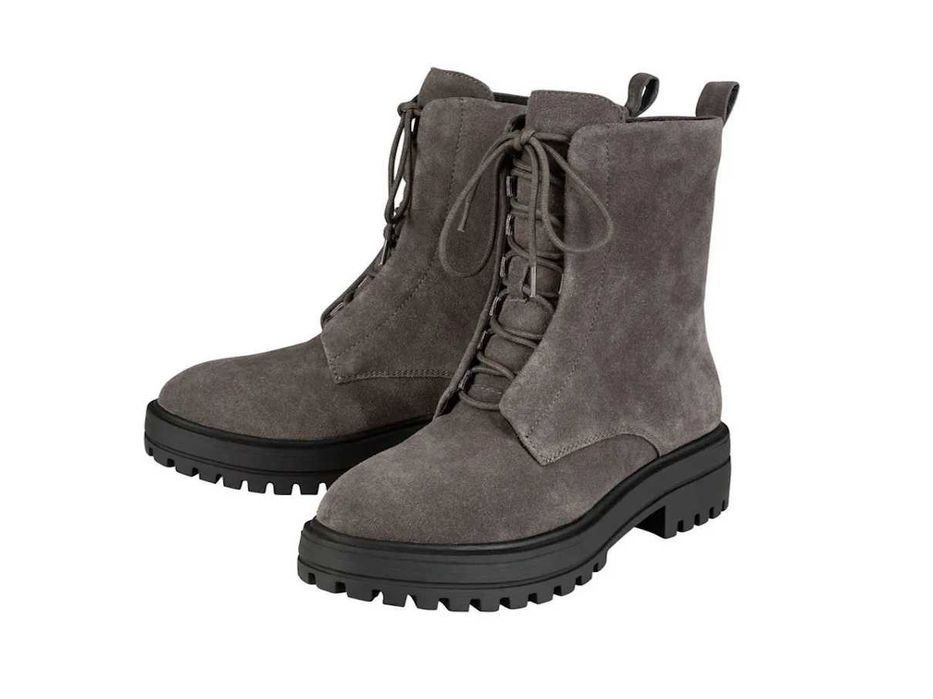 Замшеві демисезонні черевики, натуральні ботинки Esmara 40 розмір