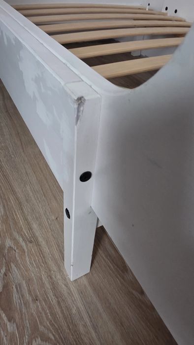 Łóżko SUNDVIK rozsuwane rosnące z dzieckiem używane 80x200 cm