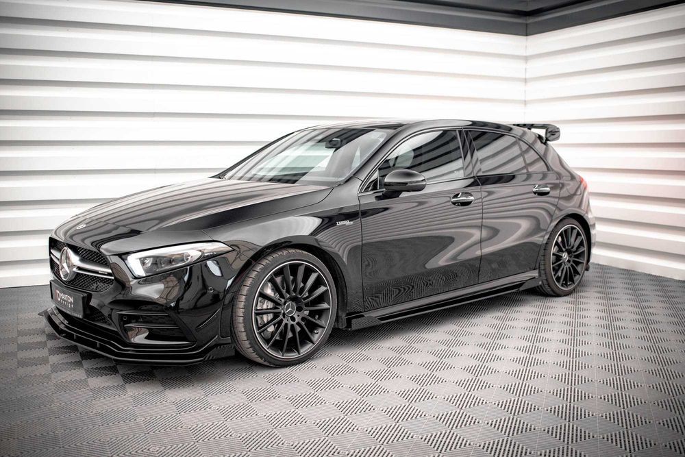 Laminas + Spliters laterais Maxton Design | Mercedes A35 AMG