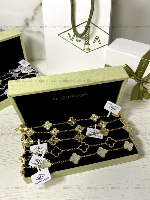 Браслет Van Cleef Сережки Ван Кліф Підвіска Ван Клиф VC