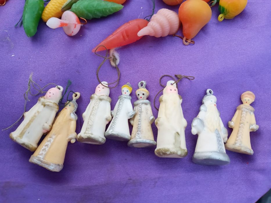 игрушки СССР , лимон , груша , вишня ,огурец