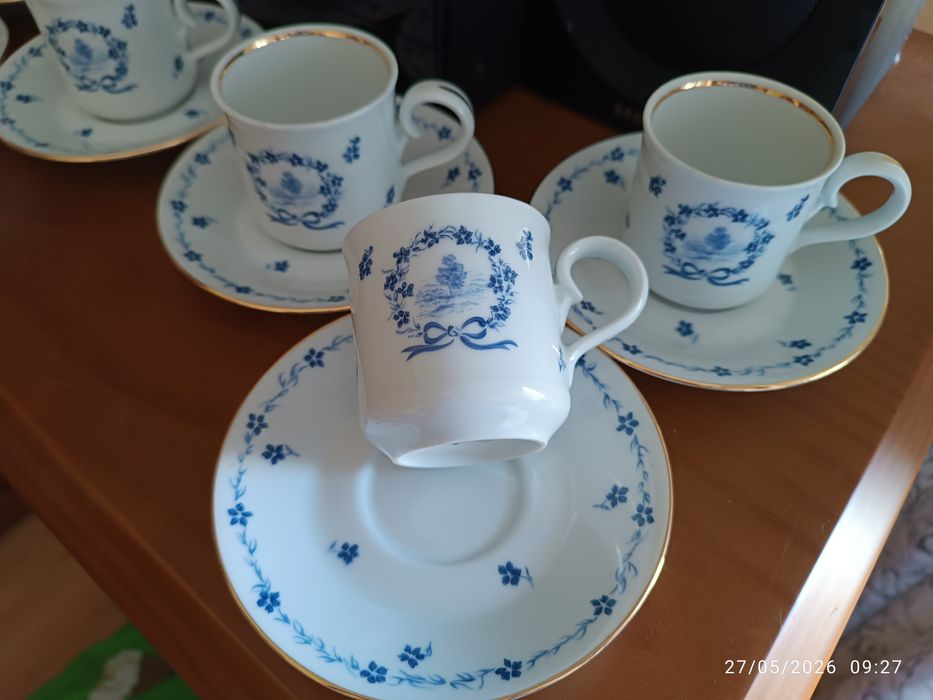 CHÁVENAS de café de porcelana SPAL