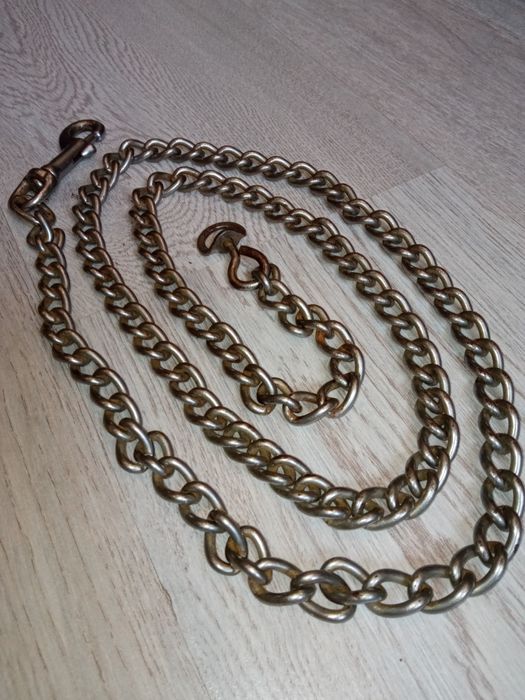 Поводок металлический Rolffi с карабином.