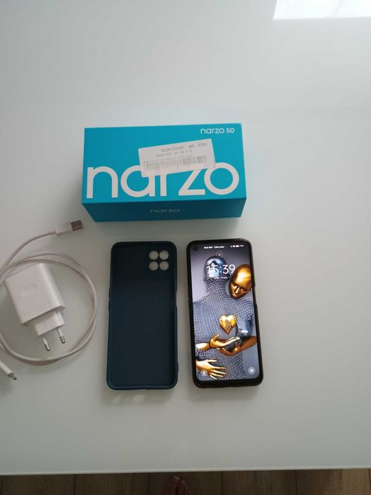 Sprzedam telefon realme Narzo 50 4/128GB 6.6" 120Hz Czarny
