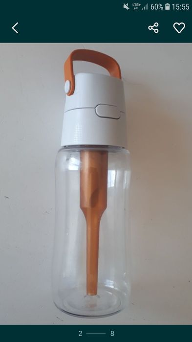 Butelka filtujaca Dafi Solid Pomarańczowa