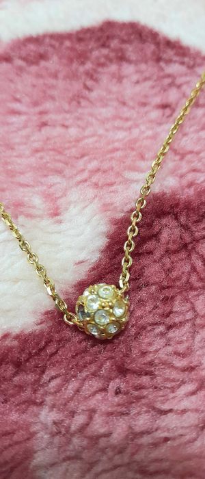 Colar com banho a Prata c/Pedrarias