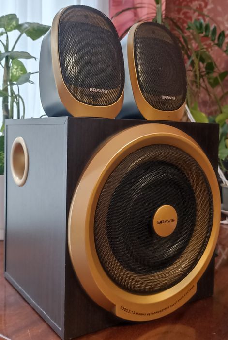 Акустична система 2.1 BRAVIS U30G. Bluetooth 5.0. В гарному стані. (45W)