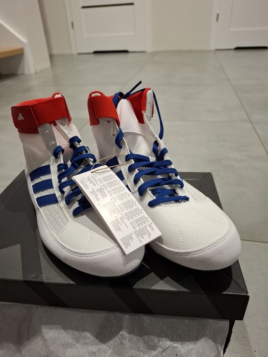 Buty zapaśnicze Adidas Havac 41 niebieskie lub białe