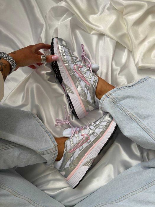 АКЦІЯ! Nike P-6000 White Elemental Pink 36 37 38 39 40 41  найк п