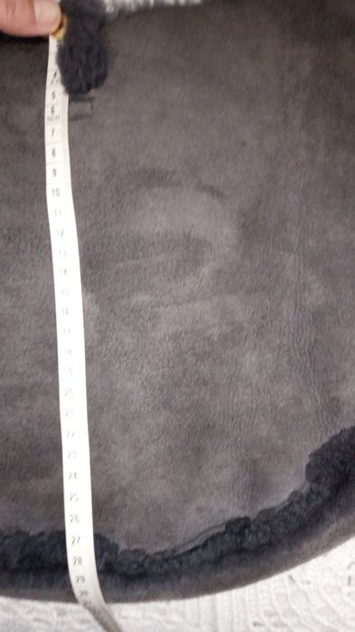 mala cinzento-escuro em camurça