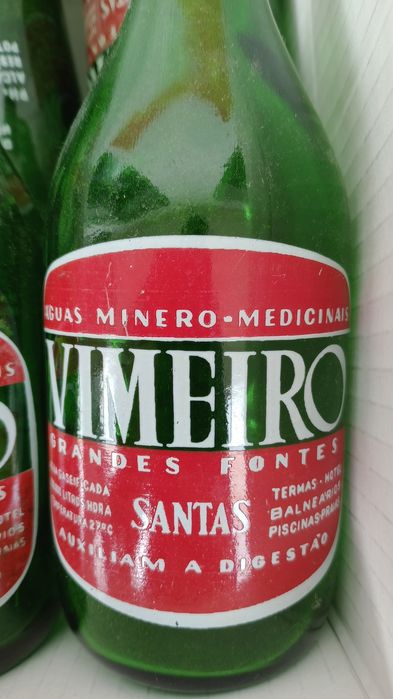 4 garrafas antigas Águas do Vimeiro