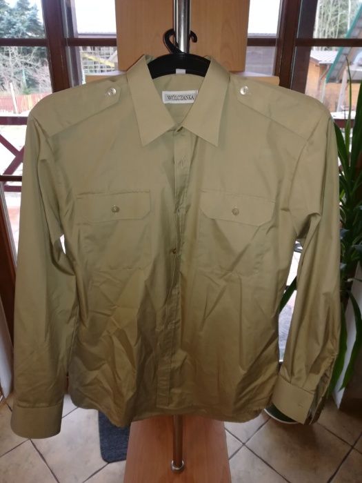Koszula khaki Wojska Polskiego - długi rękaw