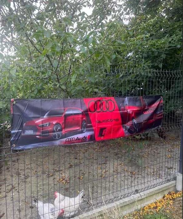 Baner Audi Rs4 – 180x45 cm