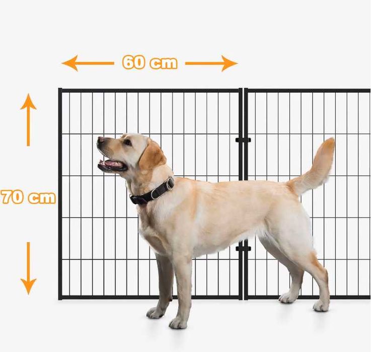 Kojec modułowy Dla Psa NOWY Klatka dla kota królika Metalowy 120x60cm