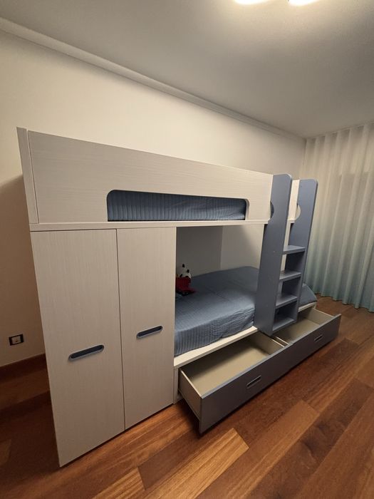 Boliche Noo azul crianças com arrumacao