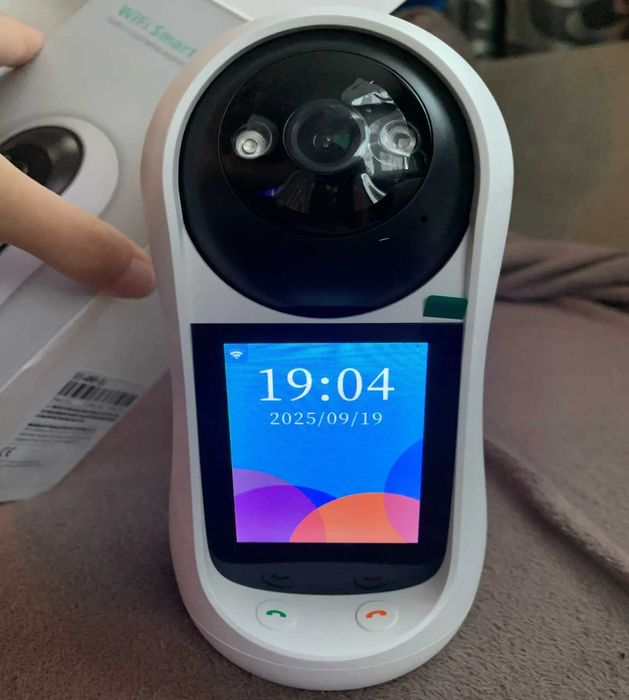 Няня WiFi видеоняня с экраном и датчиком плача ребенка видео камера 2.8" 4MP PTZ iCSee