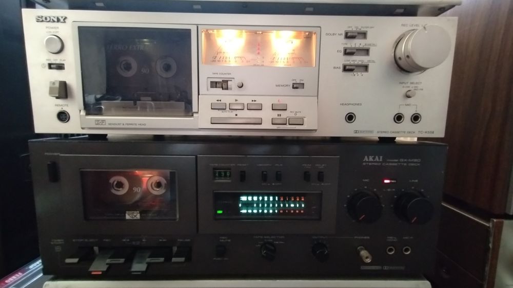Sony. Akai.кассетные деки .