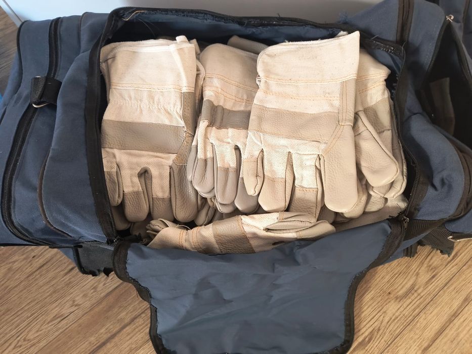 Rękawice robocze skórzane 100 sztuk