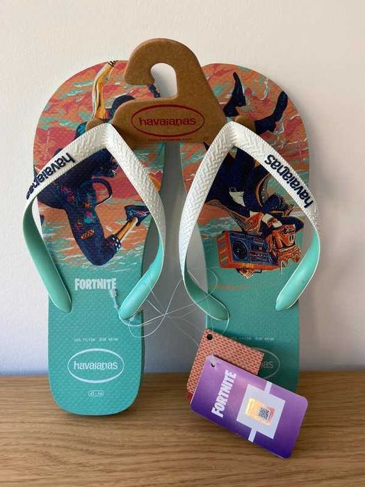 Chinelos Havaianas NOVOS Fortnite - Envio Grátis