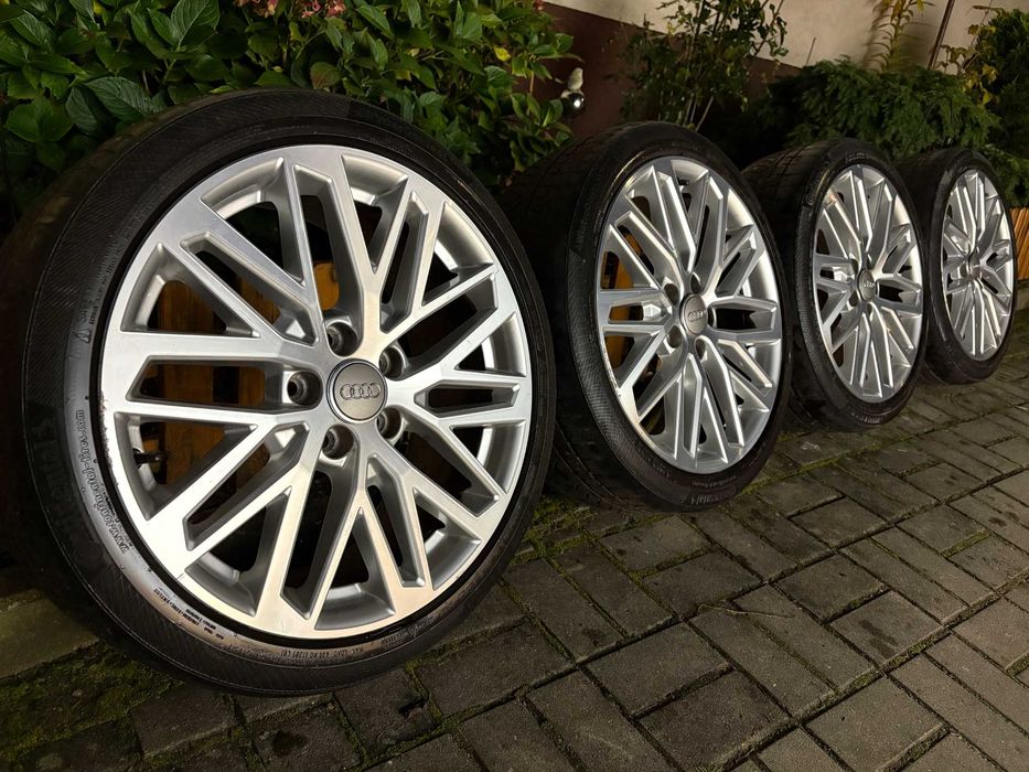 Oryginalne felgi Audi 18" S-line 5x112 A3 A4 A5 Golf Leon Octavia