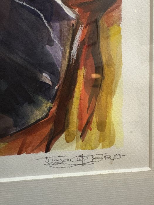 Pintura- Aguarela - Alentejo - figuras femeninas