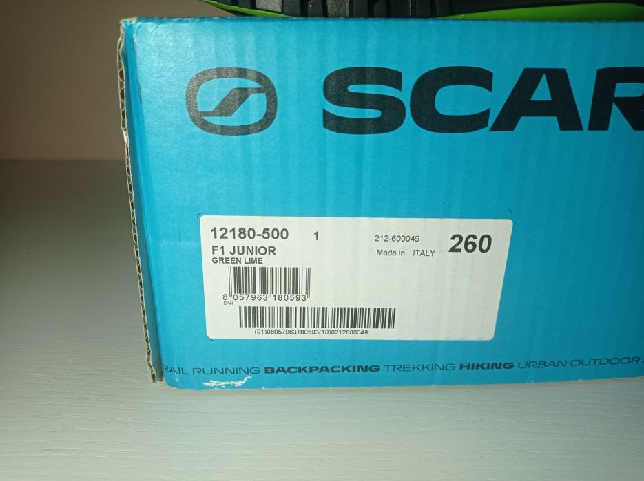 Nowe buty Scarpa Green Lime 260mm