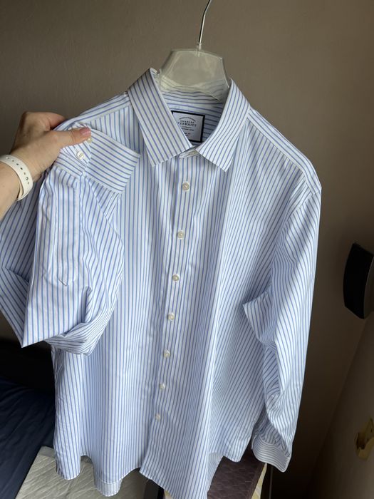 Рубашка мужская Charles Tyrwhitt, 56 белая