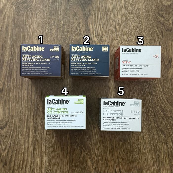 Крем для лица La Cabine (Испания) – Антивозрастной, Вит. С, SPF30