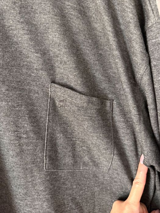 Nowa męska bluza bluzka z długim rękawem rozmiar L szara