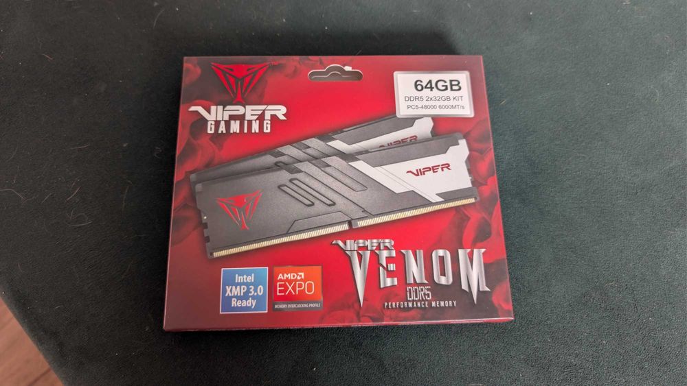 Pamięć Patriot Viper Venom, DDR5, 64 GB, 6000MHz, CL30