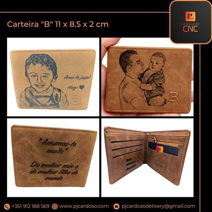 Carteiras Personalizadas Imagem / Texto