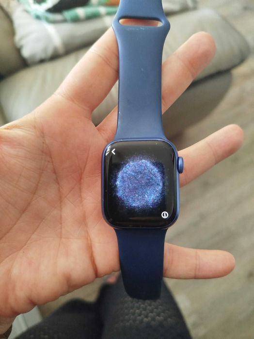 Apple Watch Series 7 GPS 41 mm Niebieski + ładowarka