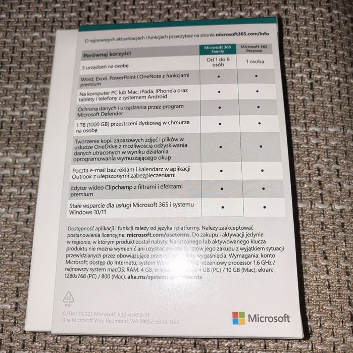 Microsoft 365 Family PL