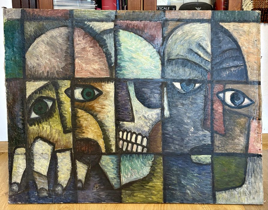 Obraz socrealizm kubizm awangarda Polska malarstwo wspóczesne olejny