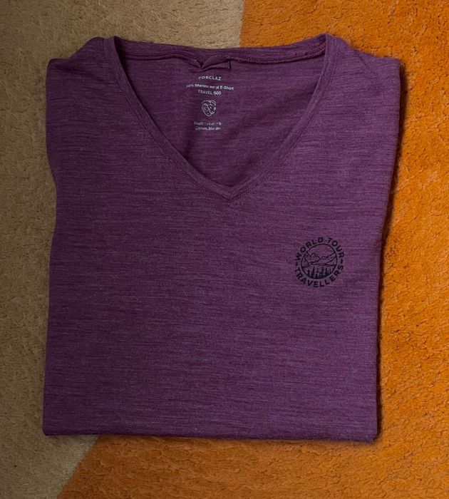 Трекінгова футболка Forclaz merino wool