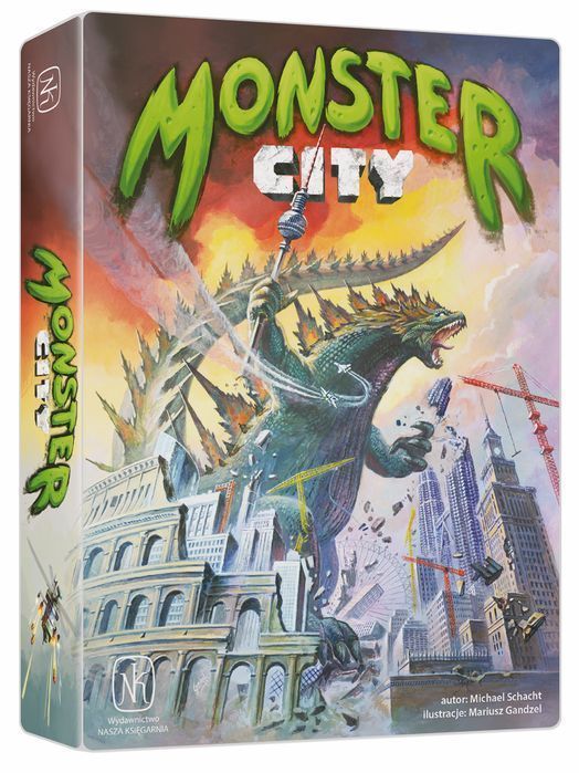 Gra Monster City Nasza Księgarnia Nowa Nieużywana