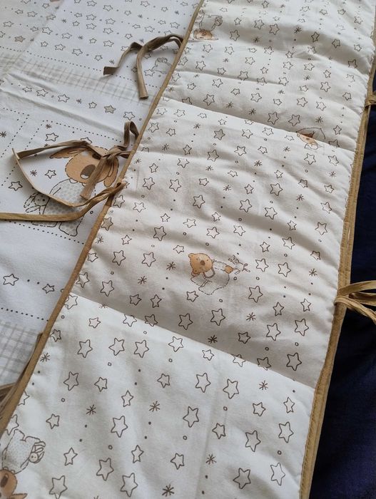 Ochraniacz do łóżeczka dziecięcego + pościel Troll